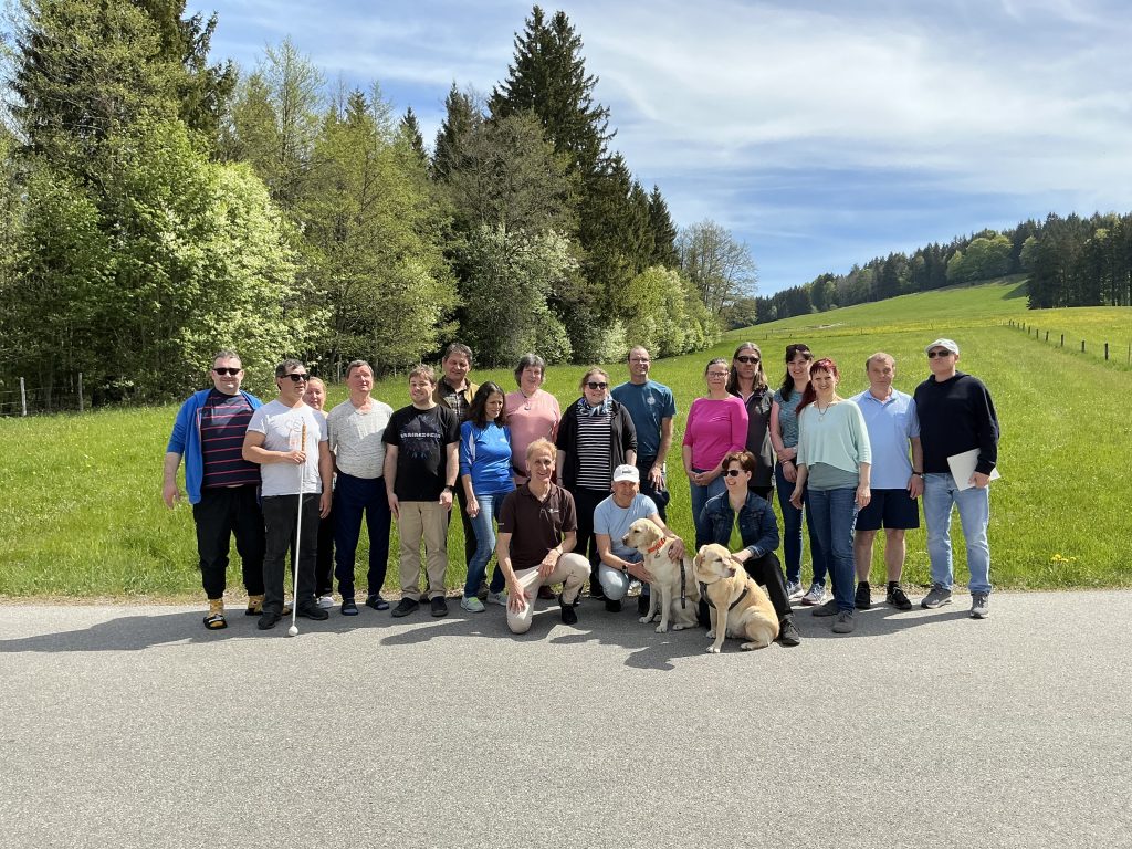 Gruppenfoto Fachfortbildung für Blinde